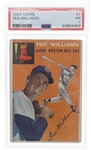1954 TOPPS TED WILLIAMS BASEBALL CARD PSA GRADED