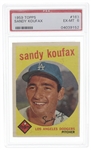 1959 TOPPS SANDY KOUFAX BASEBALL CARD PSA GRADED 