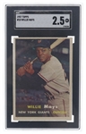 1957 TOPPS WILLIE MAYS #10 BASEBALL CARD GRADED 