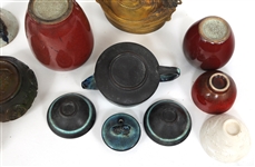ASIAN DECOR & POTTERY - CERAMIC, METAL, & GLASS