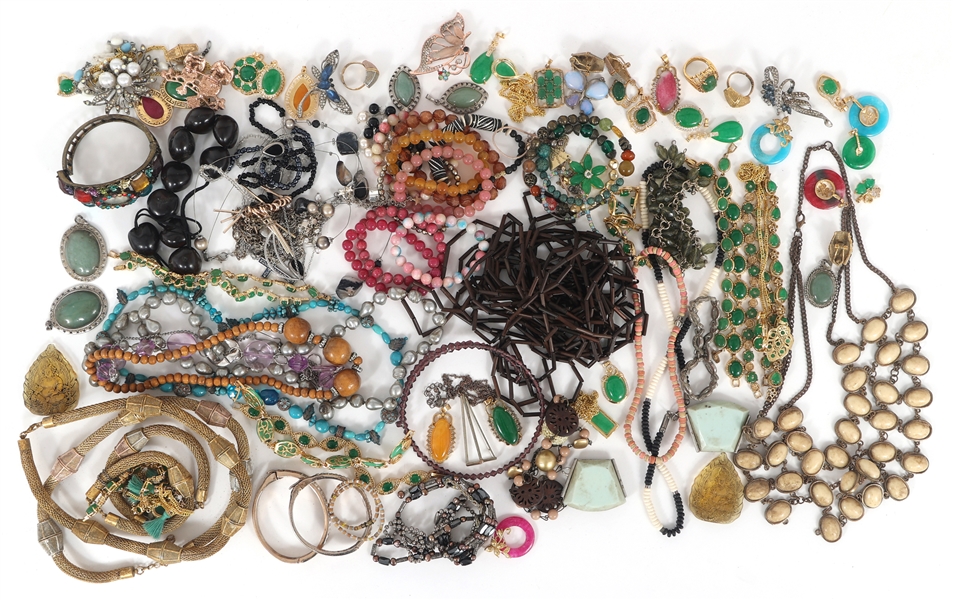 COSTUME JEWELRY BRACELETS, NECKLACES, CHARMS