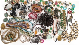 COSTUME JEWELRY BRACELETS, NECKLACES, CHARMS