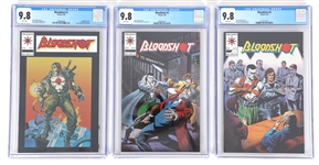 VALIANT BLOODSHOT COMIC BOOKS CGC GRADED NM TO NM/M