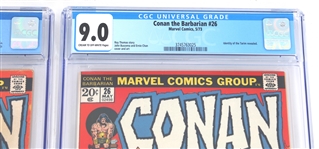 MARVEL CONAN THE BARBARIAN COMIC BOOKS #23 & #26 