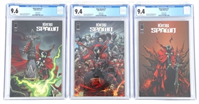 IMAGE KING SPAWN COMICS CGC GRADED FN/VF TO NM+
