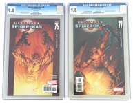 MARVEL ULTIMATE SPIDER-MAN COMIC BOOKS CGC GRADED NM/M 