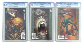 MARVEL ULTIMATE SPIDER-MAN COMIC BOOKS CGC GRADED NM/M 