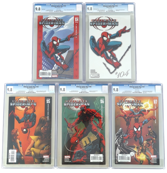 MARVEL ULTIMATE SPIDER-MAN COMIC BOOKS CGC GRADED NM/M