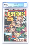 MARVEL DEFENDERS COMIC BOOKS CGC GRADED VF- TO NM