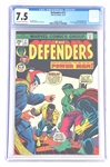 MARVEL DEFENDERS COMIC BOOKS CGC GRADED VF- TO NM