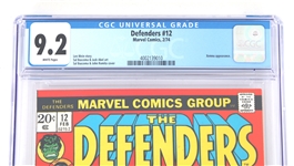 MARVEL DEFENDERS COMIC BOOKS CGC GRADED VF- TO NM