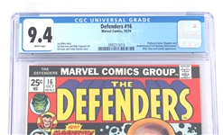 MARVEL DEFENDERS COMIC BOOKS CGC GRADED VF- TO NM
