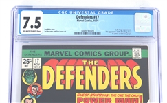 MARVEL DEFENDERS COMIC BOOKS CGC GRADED VF- TO NM