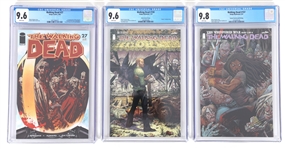 IMAGE THE WALKING DEAD COMICS CGC GRADED NM+ TO NM/M