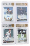 2014-2020 TOPPS BOWMAN SIGNED BASEBALL CARDS GRADED