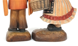 WOOD CARVED FIGURINES 