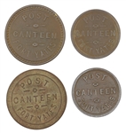 FORT YATES NORTH DAKOTA POST CANTEEN 5 & 10 CENT TOKENS