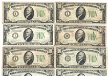 1928 - 1934 US $10 FEDERAL RESERVE NOTES