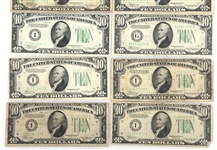 1928 - 1934 US $10 FEDERAL RESERVE NOTES