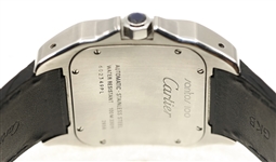 CARTIER STAINLESS STEEL SANTOS 110 XL 2656 WRISTWATCH 