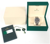 ROLEX COSMOGRAPH DAYTONA STAINLESS STEEL WRISTWATCH