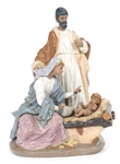 LLADRO GRES A KING IS BORN PORCELAIN FIGURINE 2198