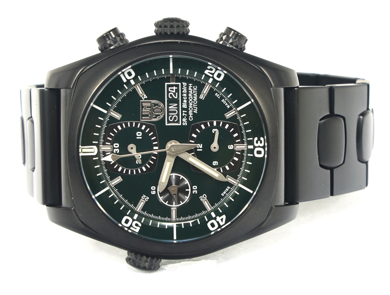 LUMINOX SR-71 BLACKBIRD STAINLESS STEEL WRISTWATCH