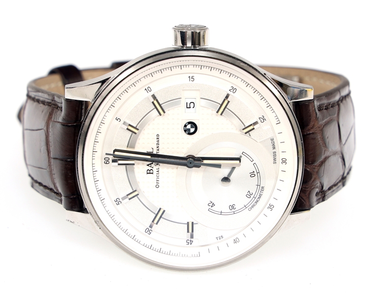 BALL & BMW PM3010C STAINLESSS STEEL WRISTWATCH