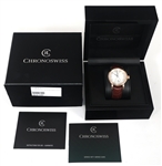 CHRONOSWISS 18K GOLD SIRIUS BIG DATE AUTOMATIC WATCH