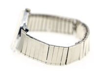 MID 20TH C. WALTHAM STAINLESS STEEL MANUAL WRISTWATCH