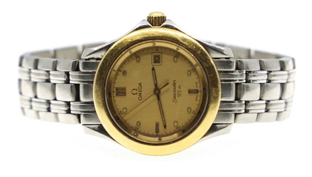 OMEGA SEAMASTER 120M STAINLESS STEEL QUARTZ WRISTWATCH