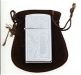 ZIPPO & DUNHILL DECORATIVE METAL CASE LIGHTERS 