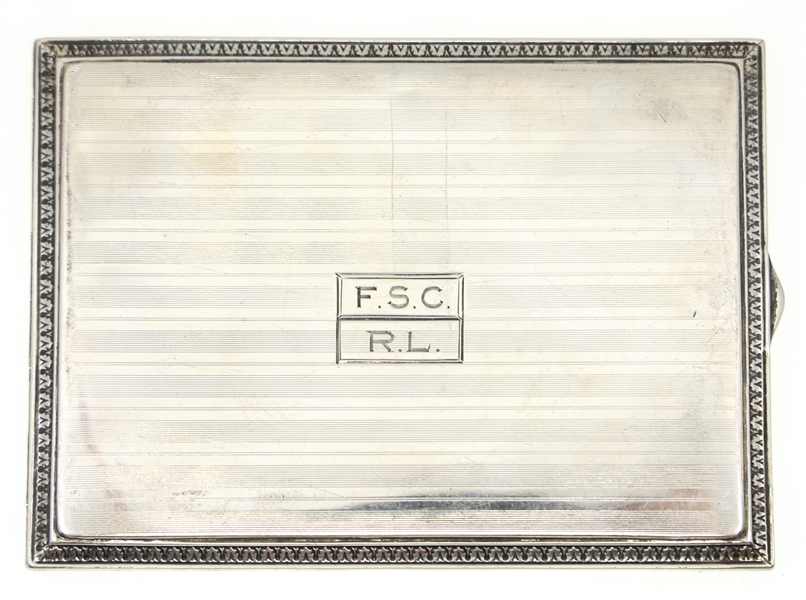 STERLING SILVER WATROUS CO. CIGARETTE CASE