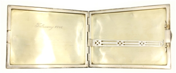 STERLING SILVER WATROUS CO. CIGARETTE CASE