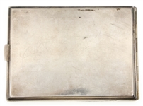 .950 SILVER FLORAL & ACANTHUS PATTERN CIGARETTE CASE