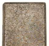 .950 SILVER ACANTHUS PATTERN CIGARETTE CASE