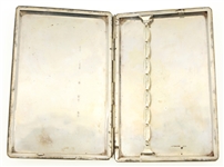 .950 SILVER ACANTHUS PATTERN CIGARETTE CASE