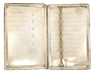 .950 SILVER ACANTHUS PATTERN CIGARETTE CASE