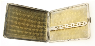 STERLING SILVER CIGARETTE CASE
