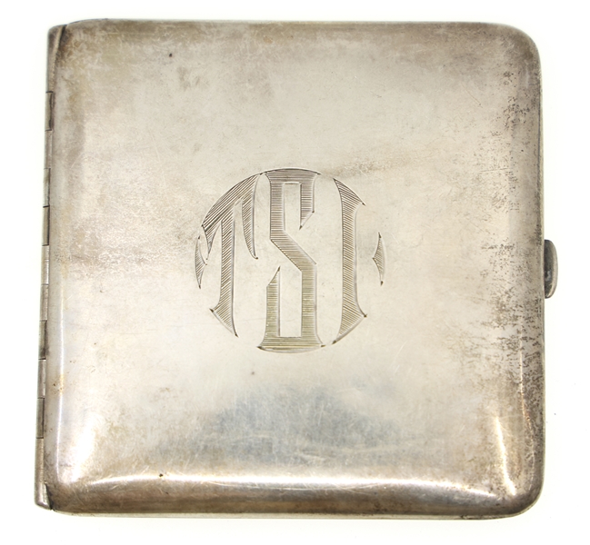 STERLING SILVER WATROUS CO. CIGARETTE CASE