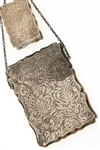 ENGLISH STERLING SILVER CARD CASE & SNUFF BOX PURSE