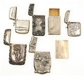 STERLING SILVER MATCH SAFES / POCKET VESTAS 