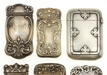 STERLING SILVER MATCH SAFES / POCKET VESTAS 