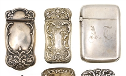 STERLING SILVER MATCH SAFES / POCKET VESTAS 