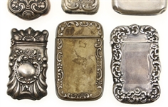 STERLING SILVER MATCH SAFES / POCKET VESTAS 