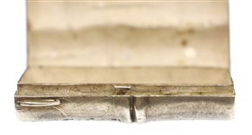 TIFFANY & CO. STERLING SILVER BAMBOO DESIGN PILL BOX