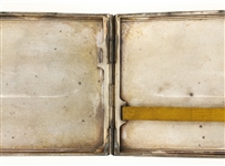 ART DECO DESIGN .835 SILVER CIGARETTE CASE