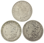 1881-1885 US SILVER MORGAN DOLLAR COINS
