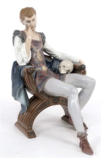 LLADRO PORCELAIN REFLECTIONS OF HAMLET 1455 FIGURINE