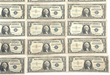 US $1 SILVER CERTIFICATES & $10 FEDERAL RESERVE NOTES